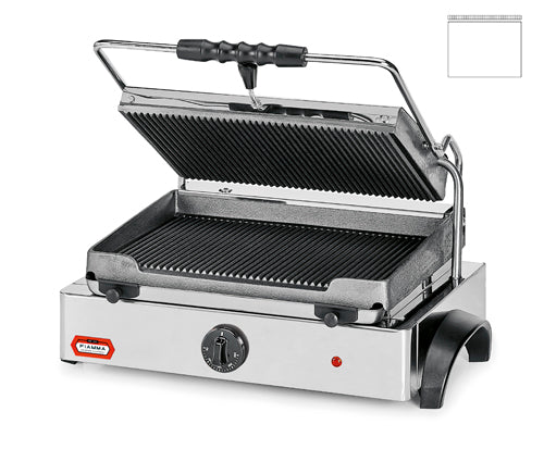 CONTACT GRILL - Grooved Upper/Smooth Lower Plates