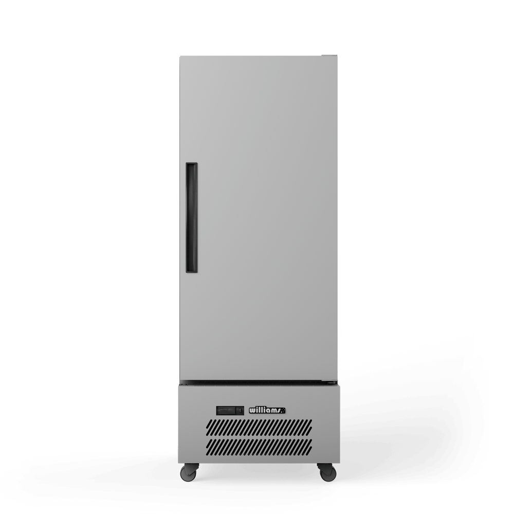Quartz Star - One Door Stainless Steel Upright Storage Refrigerator