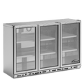 Bottle Cooler - Three Door Stainless Steel Bottle Cooler