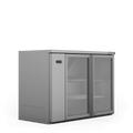 Cameo - Two Door Stainless Steel Remote Back Bar Counter Display Refrigerator