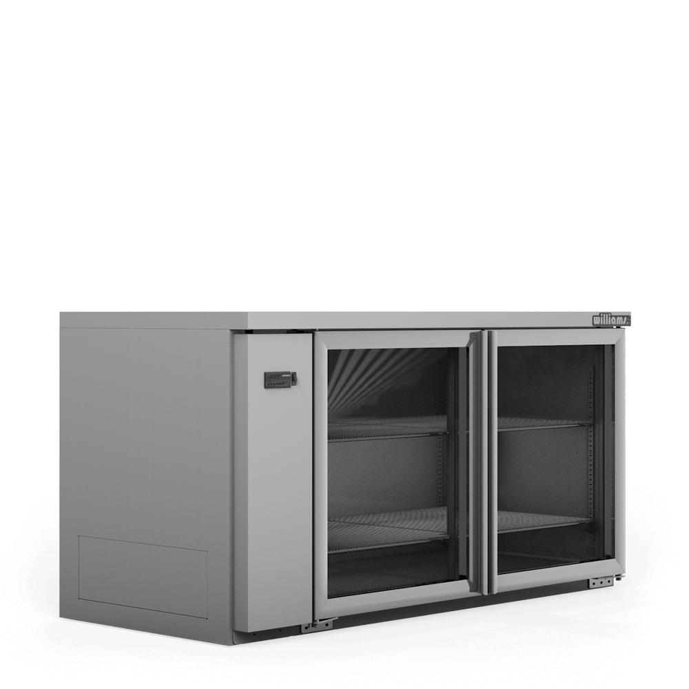 Boronia - Two Door Stainless Steel Remote Back Bar Counter Display Refrigerator