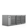 Boronia - Three Door Stainless Steel Remote Back Bar Counter Display Refrigerator