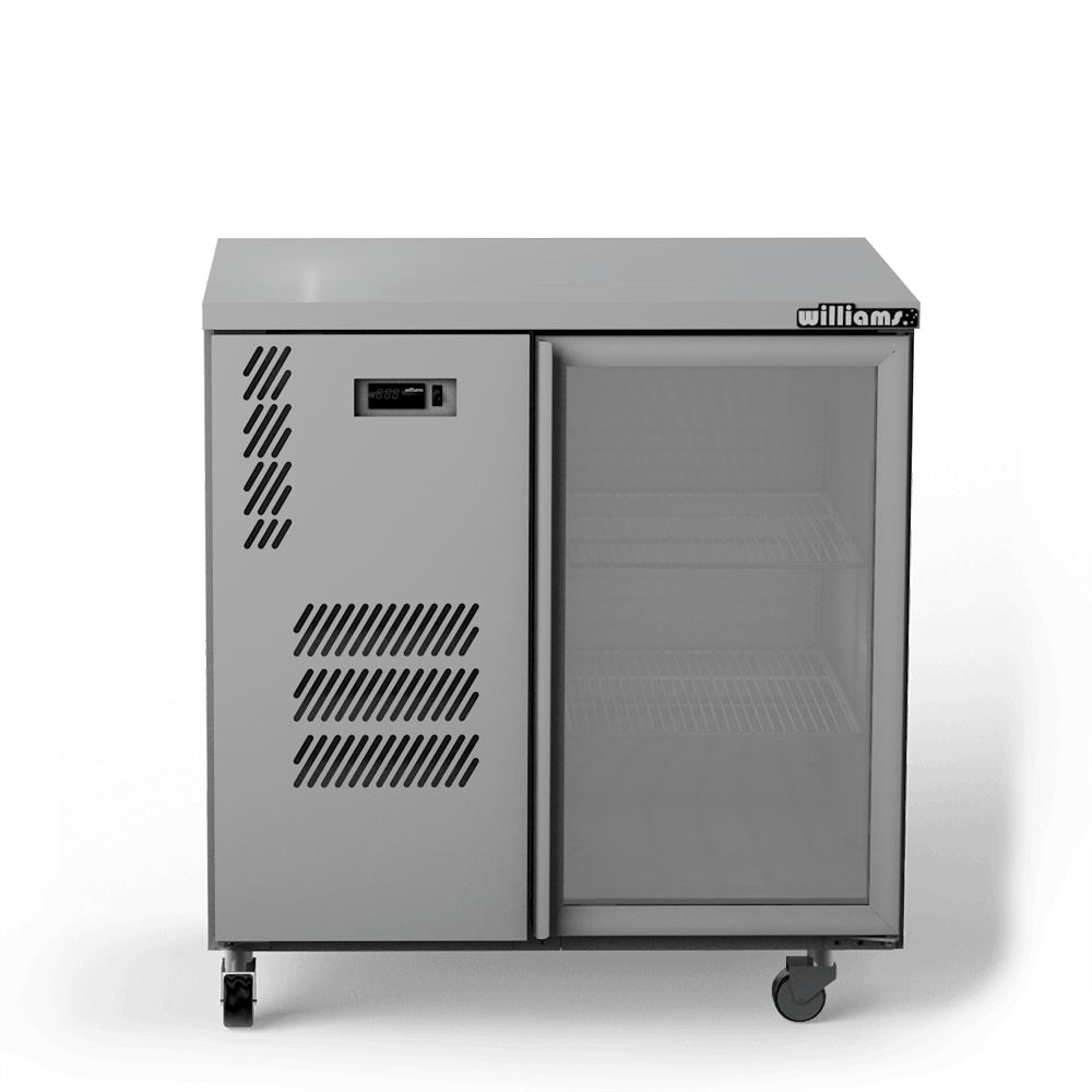 Cameo - One Door Stainless Steel Under Counter Display Refrigerator