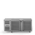 Glass Chiller - Two Door Glass Chiller With Two Shelves