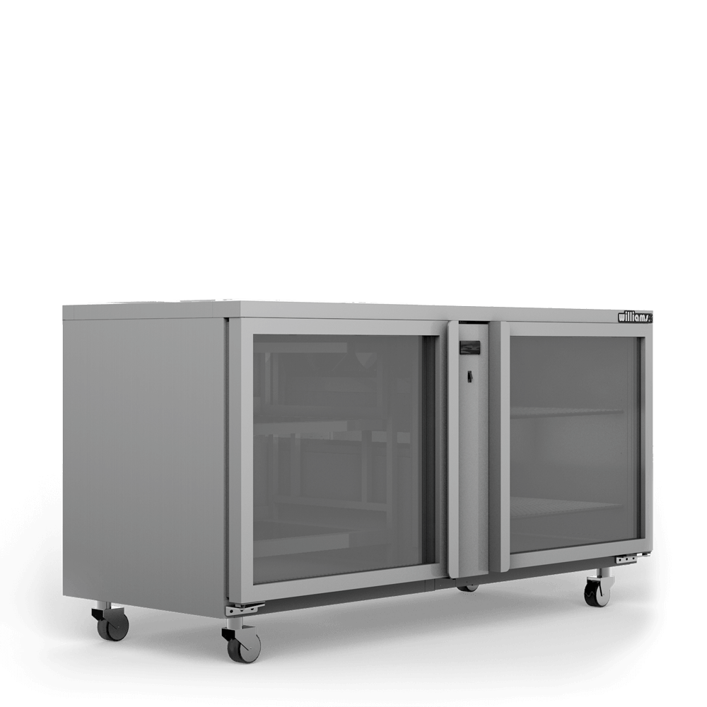 Glass Chiller - Two Door Remote Spring Loaded Glass Chiller