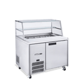 Jade Sandwich - One Door Stainless Steel Prep Counter Refrigerator With Blown Air Well