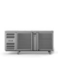 Glass Chiller - Two Door Spring Loaded Glass Chiller - 500 x 500 baskets