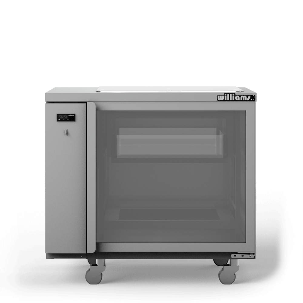 Glass Chiller - Two Door Remote Spring Loaded Glass Chiller - 500 x 500 baskets