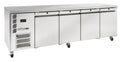 Opal - Four Door Stainless Steel Under Counter Refrigerator
