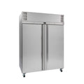 Garnet - Two Door 2/1 Gn Stainless Steel Upright Refrigerator