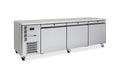 Emerald - Three Door Stainless Steel Under Counter Refrigerator