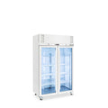 Pearl  - Two Door White Colorbond Upright Display Refrigerator