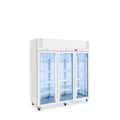 Pearl - Three Door White Colorbond Upright Display Refrigerator