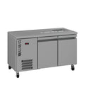Opal - Two Door Stainless Steel Under Counter Refrigerator With Blown Air Well