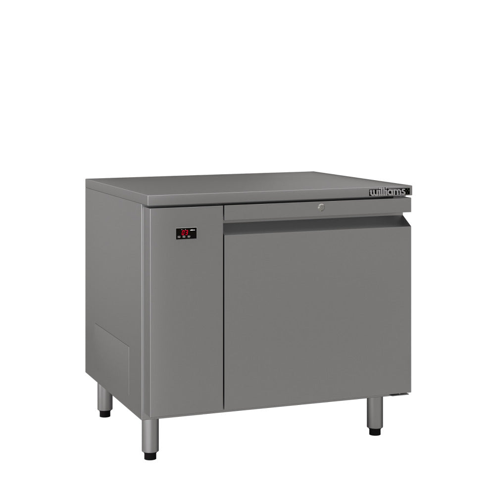 Emerald - One Door Stainless Steel Remote Under Counter Storage Refrigerator