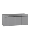 Opal - Three Door Stainless Steel Remote Under Counter Refrigerator
