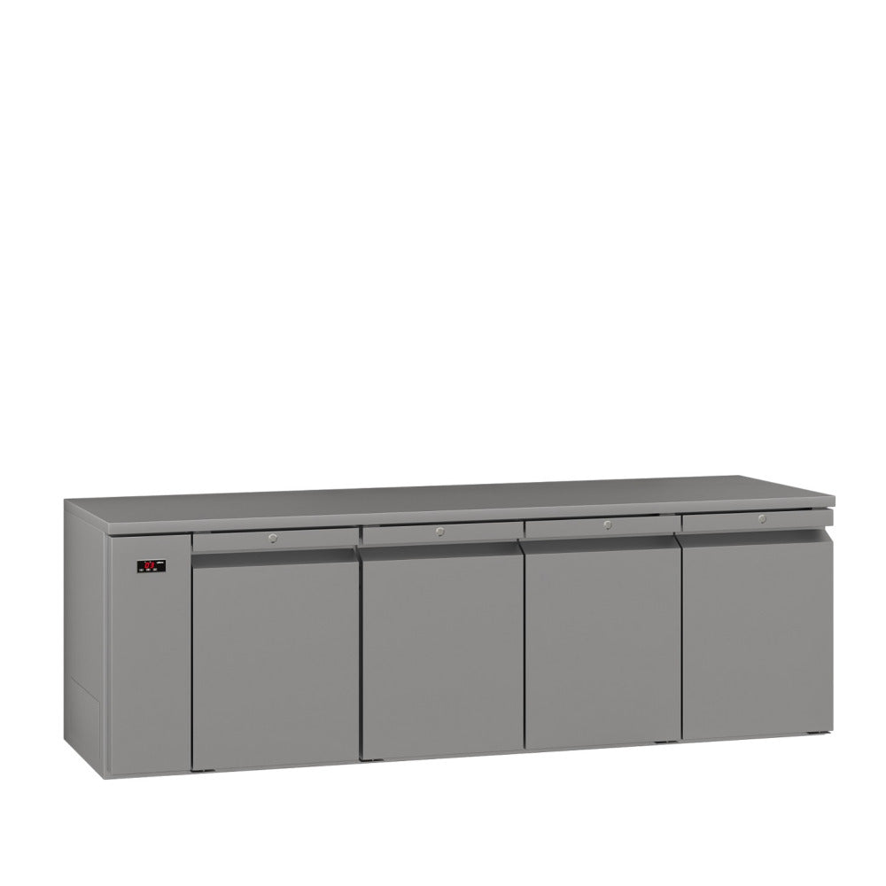 Opal - Four Door Stainless Steel Remote Under Counter Refrigerator