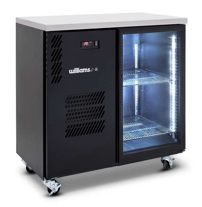 Cameo Mini - Three Door Stainless Steel  Under Counter Display Refrigerator