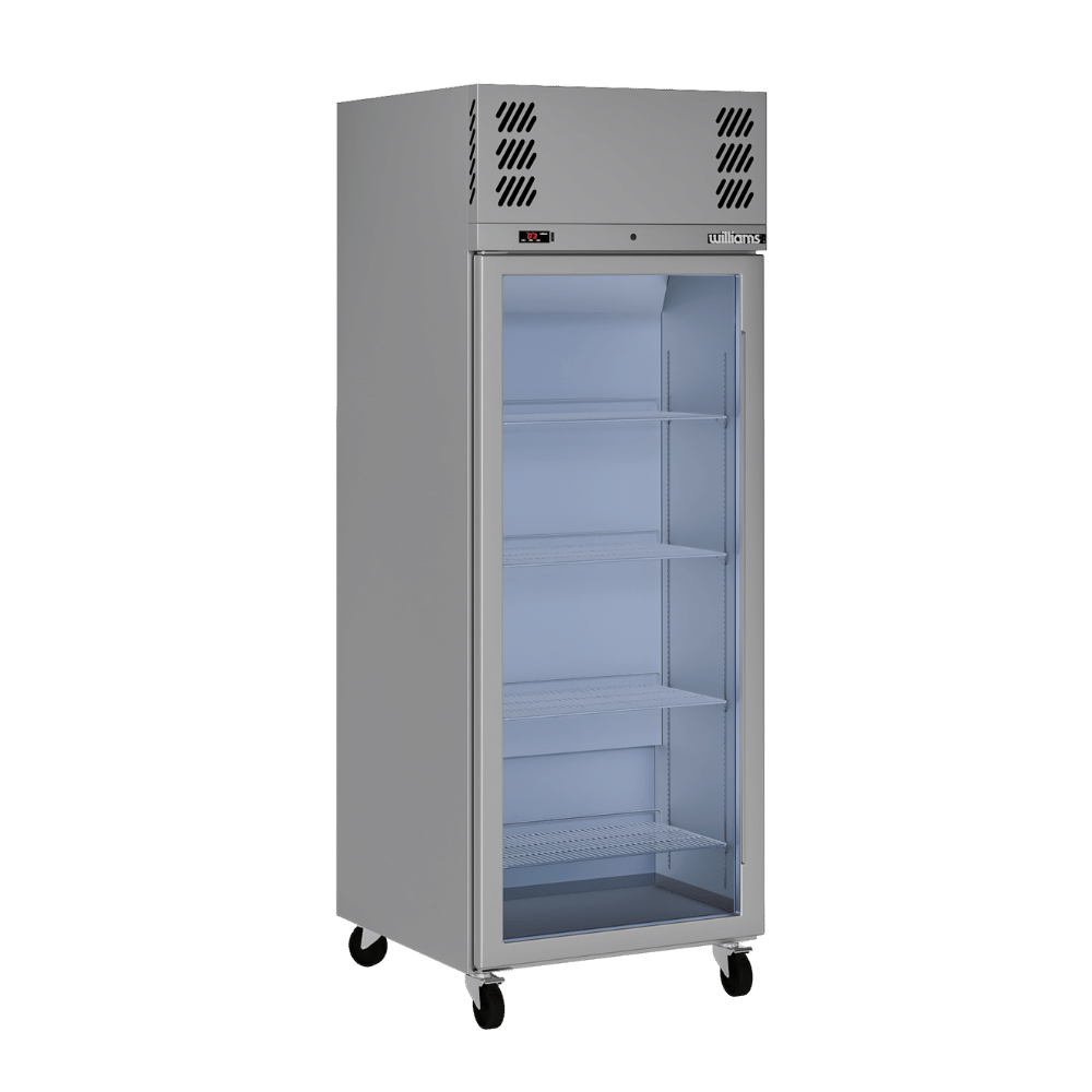 Peal - One Door Stainless Steel Upright Display Freezer