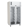 Pearl - Slim Two Door White Colorbond Upright Display Refrigerator