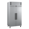 Pearl - Slim Two Door Stainless Steel Upright Storage Refrigerator