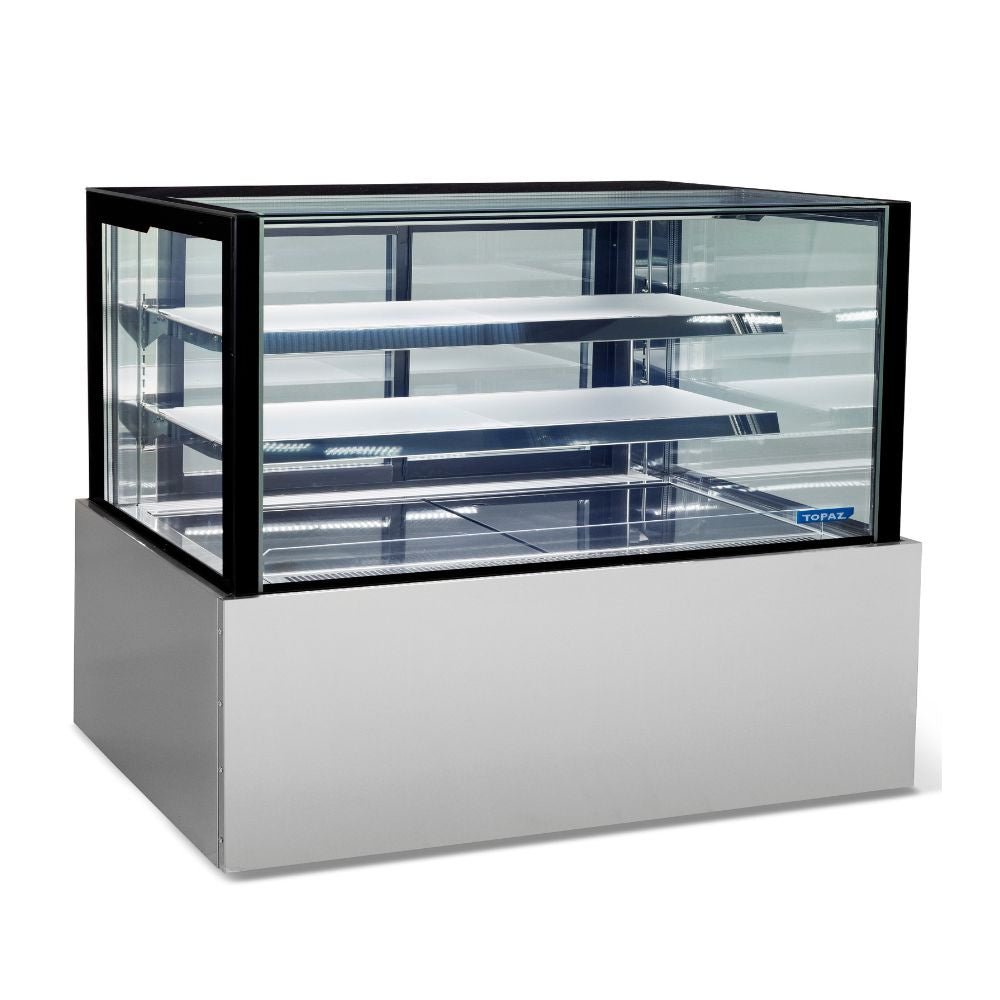 Topaz Cake Display - 1800Mm Two (Plus Base) Tier Free Standing Ambient Cake & Food Display