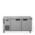 Boronia - Two Door Stainless Steel Under Counter Display Refrigerator