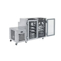 Glass Chiller - Two Door Self Contained Glass Chiller Slimline with two shelves and right hand services