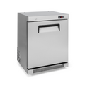 Topaz Compact - One Door Counter Stainless Steel compact solid door Freezer